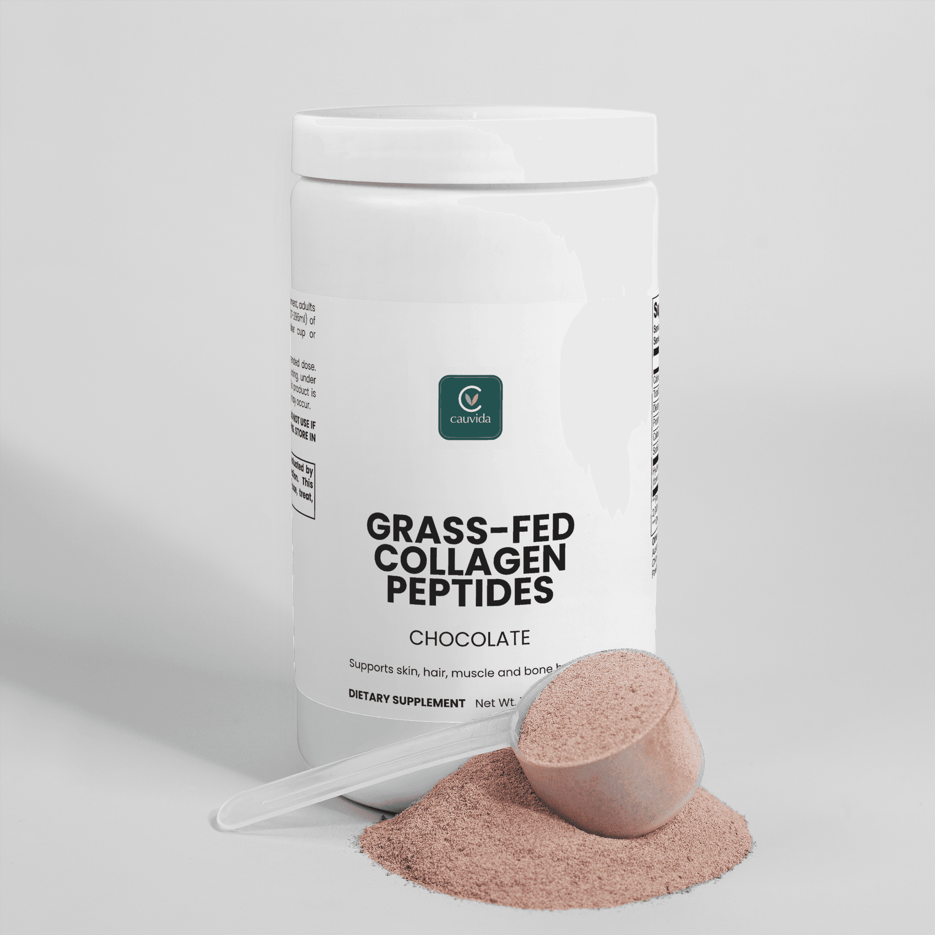 Péptidos de colágeno de ganado alimentado con pasto (chocolate) — 3