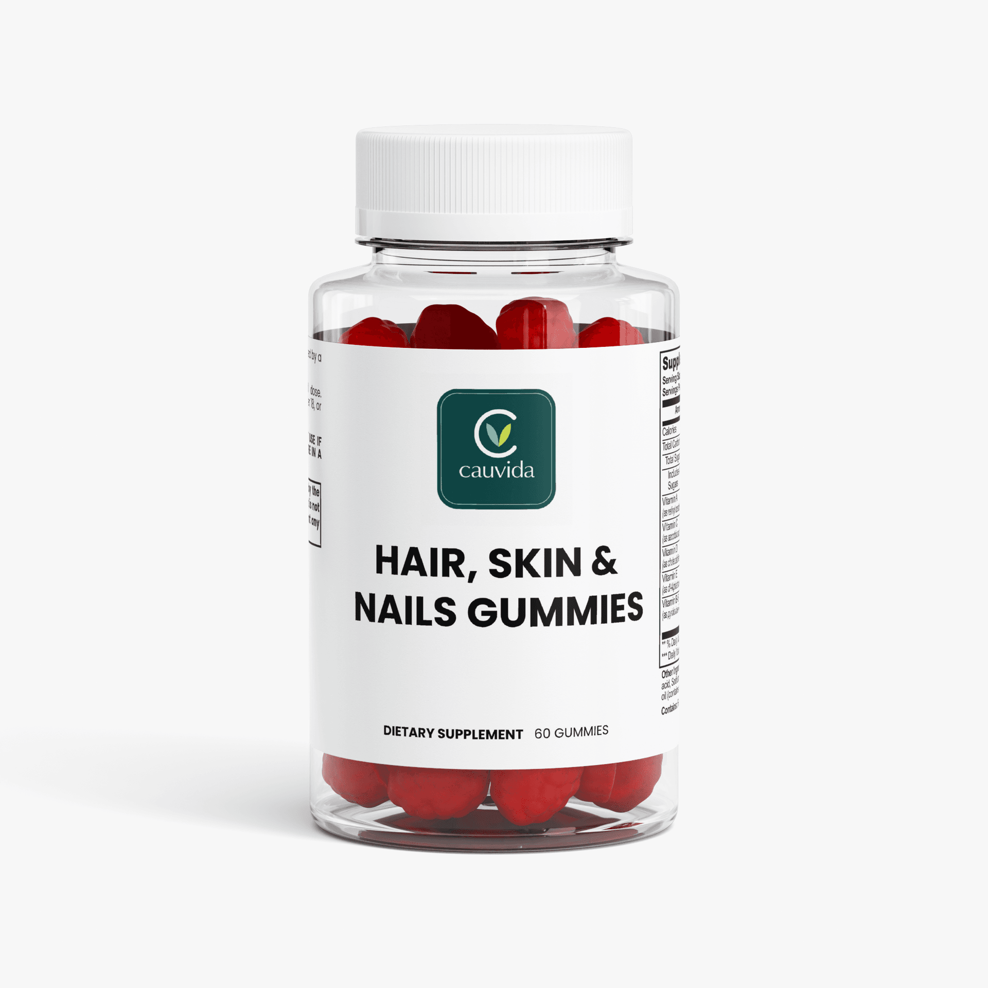 Gomitas para cabello, piel y uñas