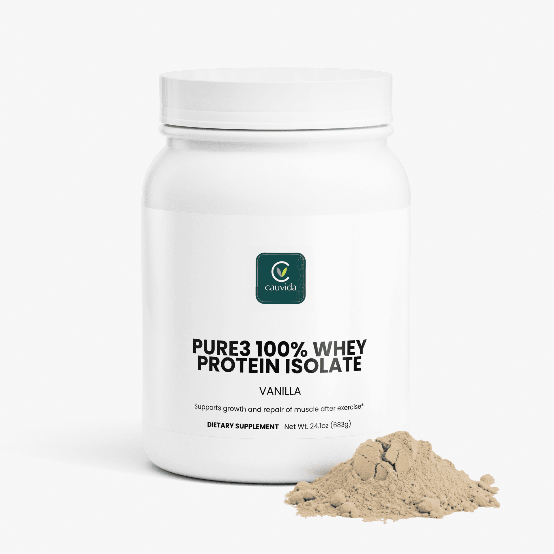 Aislado de proteína de suero Pure3 100% (vainilla) — 2