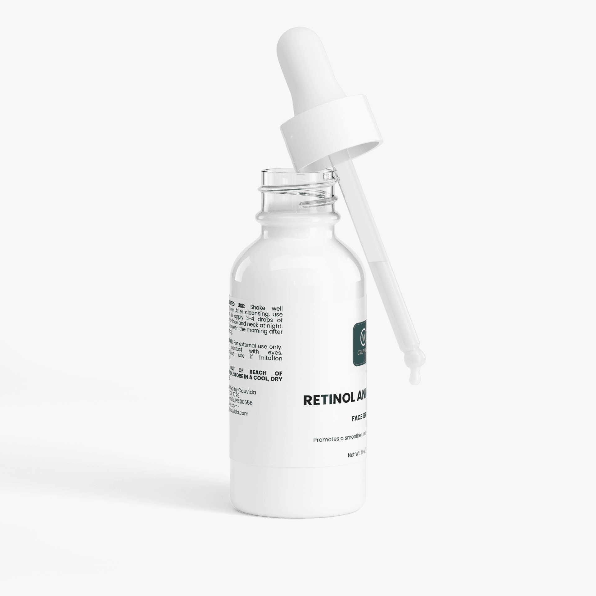 Sérum facial de retinol y péptidos — 2