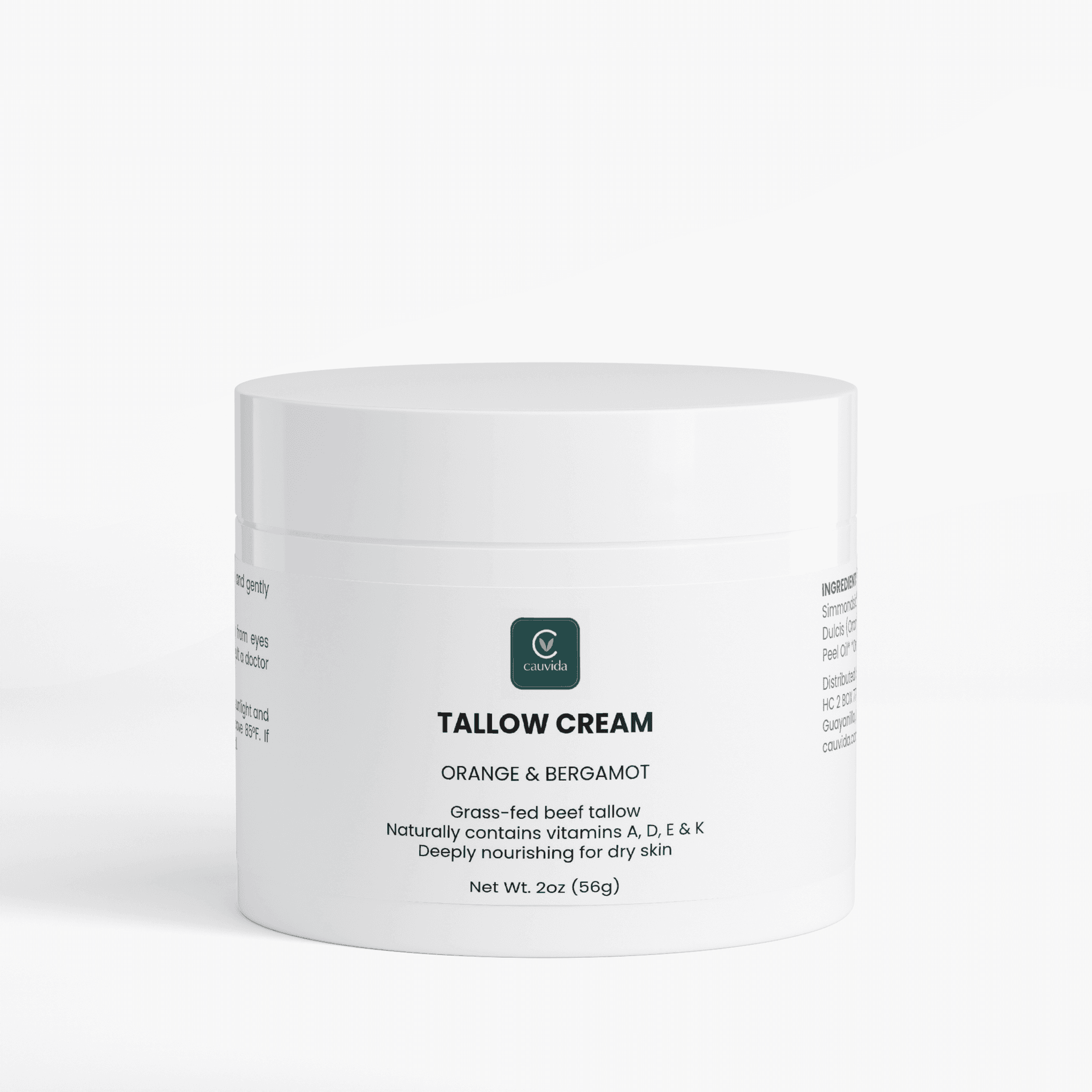 Crema de sebo con naranja y bergamota